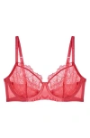 Journelle Lexi Underwire Unlined Demi Bra In Tulipe