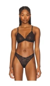 Journelle Mae Triangle Bralette In Black
