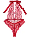 Journelle Natalia Bodysuit In Red