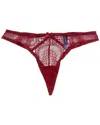 Journelle Natalia String Thong In Burgundy