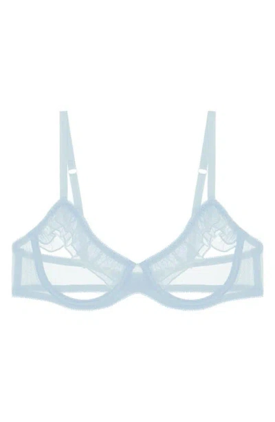 Journelle Odette Open Cup Underwire Bra In Sky