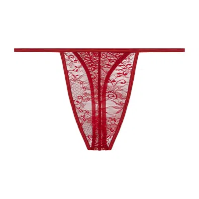 Journelle Red Sapna Mens Thong Claret