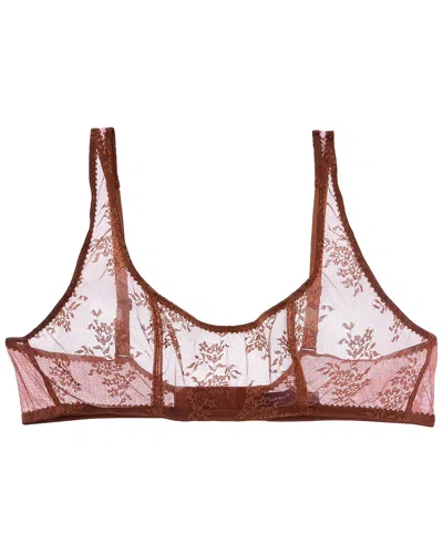 Journelle Romy Scoop Bralette In Brown