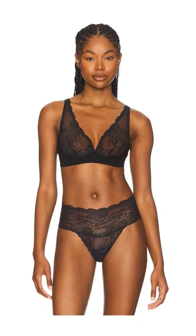 Journelle Sapna Plunge Bralette In Black
