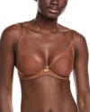 Journelle Victoire Plunge Bra In Burgundy