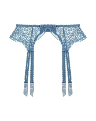 Journelle Women's Allegra Suspender Belt Parisian Blue
