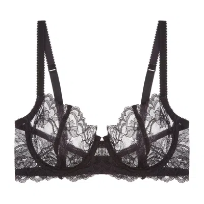 Journelle Women's Black Anais Low Balconette Bra Noir
