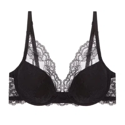Journelle Women's Black Anais Plunge Bra Noir