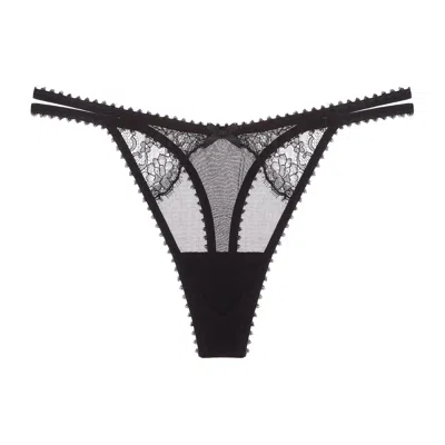 Journelle Women's Black Chiara Thong Noir
