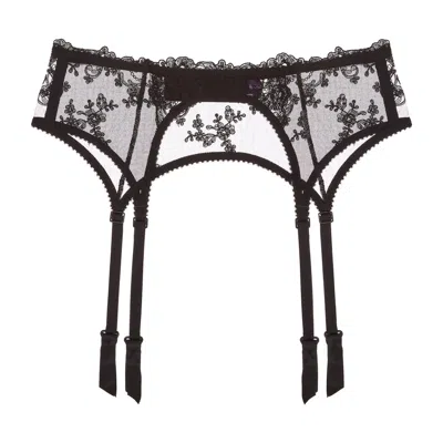 Journelle Women's Black Cristiana Suspender Belt Noir