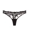 Journelle Women's Black Cristiana Thong Noir In Black