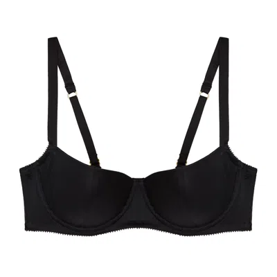 Journelle Women's Black Iris Low Balconette Bra Noir