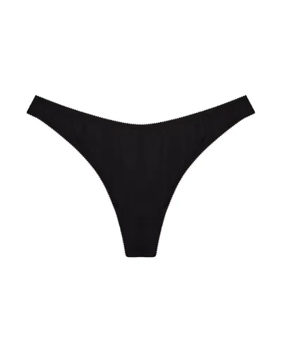 Journelle Women's Black Iris Thong Noir