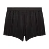 Journelle Women's Black Iris Unisex Boxer Noir