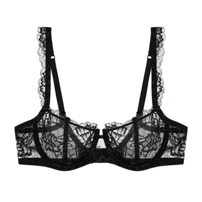Journelle Women's Black Isabel Balconette Bra Noir