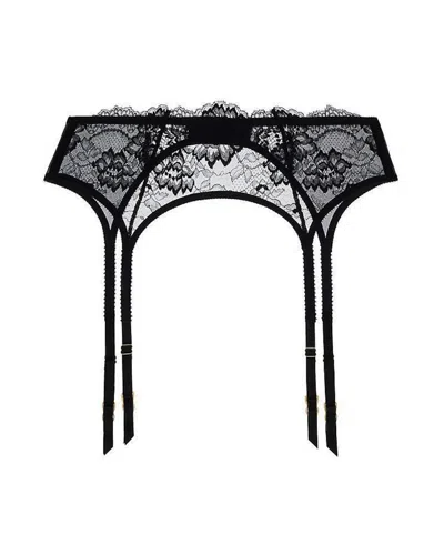 Journelle Women's Black Isabel Suspender Belt Noir