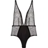 Journelle Women's Black Lexi Bodysuit Onyx In Black