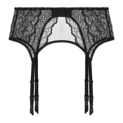 Journelle Women's Black Lexi Suspender Belt Onyx