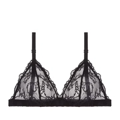 Journelle Women's Black Mae Triangle Bralette Noir