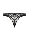 Journelle Women's Black Natalia String Thong Noir In Black