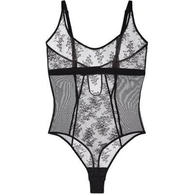 Journelle Women's Black Romy Bodysuit Noir