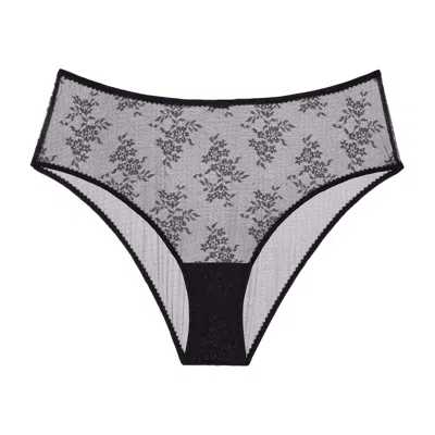 Journelle Women's Black Romy High Waist Brief Noir