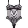 Journelle Women's Black Sapna Bodysuit Noir In Black