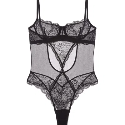 Journelle Women's Black Sapna Bodysuit Noir