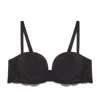 Journelle Women's Black Sapna Strapless Plunge Noir In Black