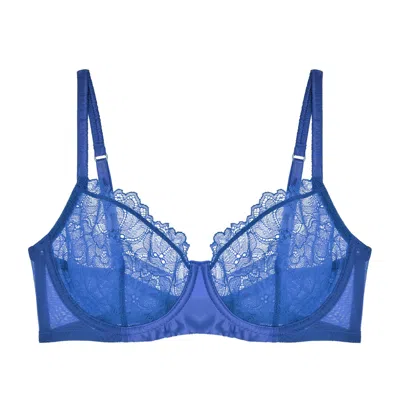 Journelle Women's Blue Lexi Demi Bra Lapis