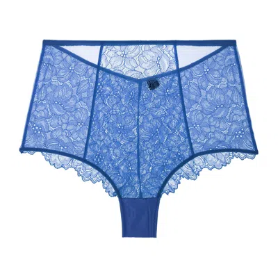 Journelle Women's Blue Lexi High Waist Bikini Lapis