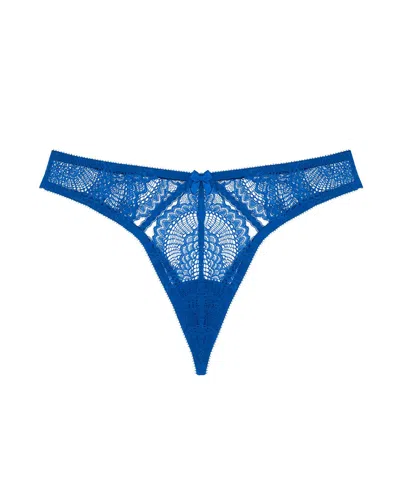 Journelle Women's Blue Natalia String Thong Lapis