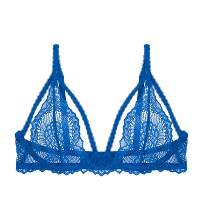 Journelle Women's Blue Natalia Underwire Bra Lapis