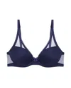 Journelle Women's Blue Victoire Plunge Bra Midnight