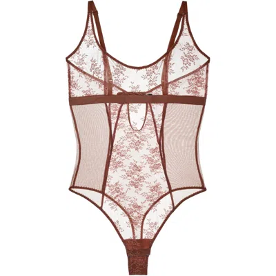 Journelle Women's Brown Romy Bodysuit Pecan