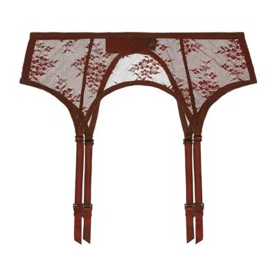 Journelle Women's Brown Romy Suspender Belt Marron