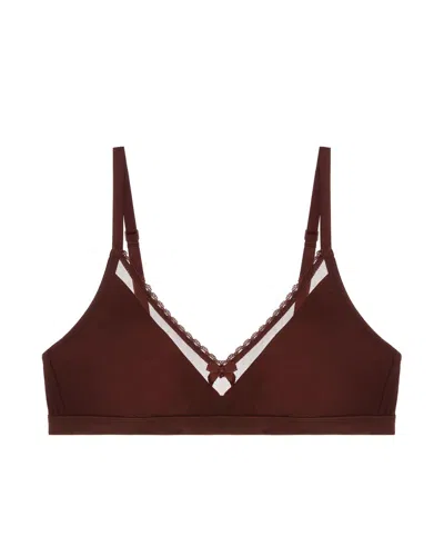 Journelle Women's Brown Victoire Bralette Chocolat