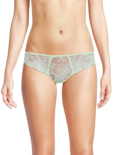 Journelle Women's Chloe French Lace Bikini Panty In Mint