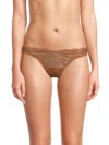 Journelle Women's Mae Lace Thong Panty In Brown