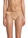 Journelle Women's Mae Lace Thong Panty In Naturelle