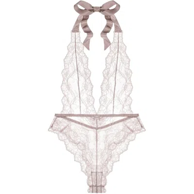 Journelle Women's Neutrals Anais Bodysuit Petal In White
