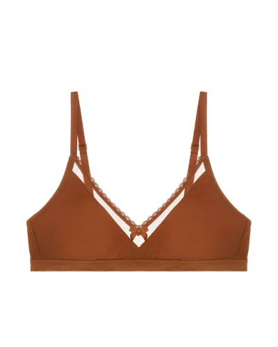 Journelle Women's Neutrals / Brown Victoire Bralette Cannelle