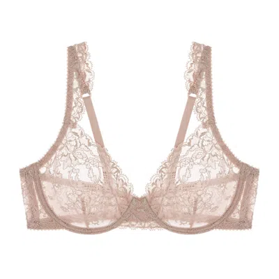 Journelle Women's Neutrals Chloe Demi Bra Champagne / Chamblis