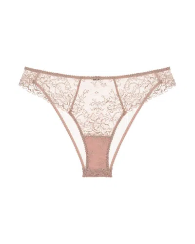 Journelle Women's Neutrals Chloe French Knicker Champagne / Chamblis In Pink