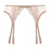 Journelle Women's Neutrals Chloe Suspender Belt Champagne / Chamblis