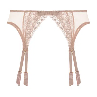 Journelle Women's Neutrals Chloe Suspender Belt Champagne / Chamblis