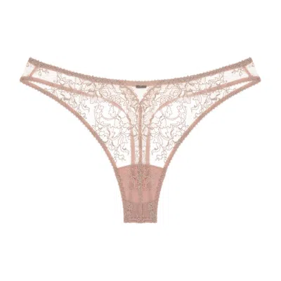 Journelle Women's Neutrals Chloe Thong Champagne/chamblis