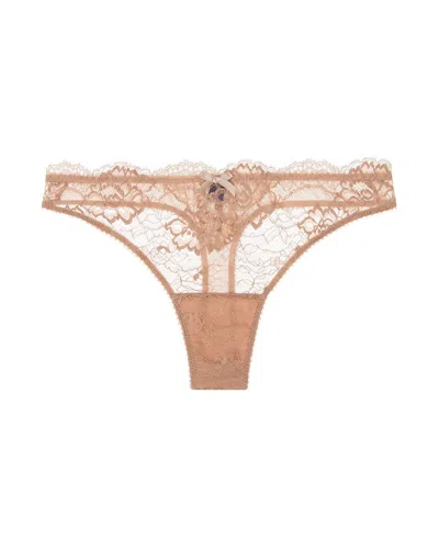 Journelle Women's Neutrals Isabel Thong Amande In Brown