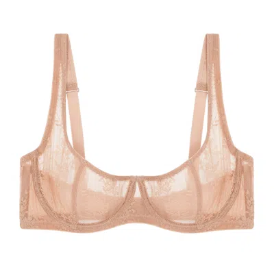 Journelle Women's Neutrals Romy Demi Bra Amande In Brown