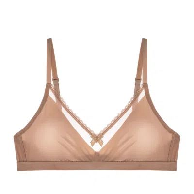 Journelle Women's Neutrals Victoire Bralette Praline